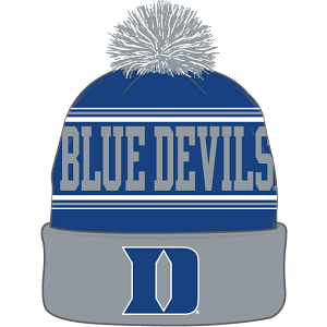 Duke Pom Knit Winter Hat
