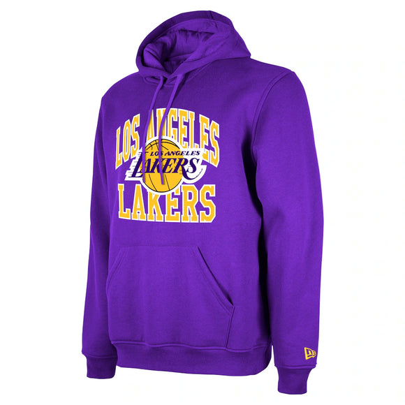 Los Angeles Lakers New Era Purple 2023/24 Season Tip-Off Edition Pullover Hoodie