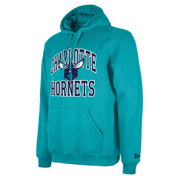 Charlotte Hornets Teal New Era 2023/24 Season Tip-Off Edition Pullover Hoodie