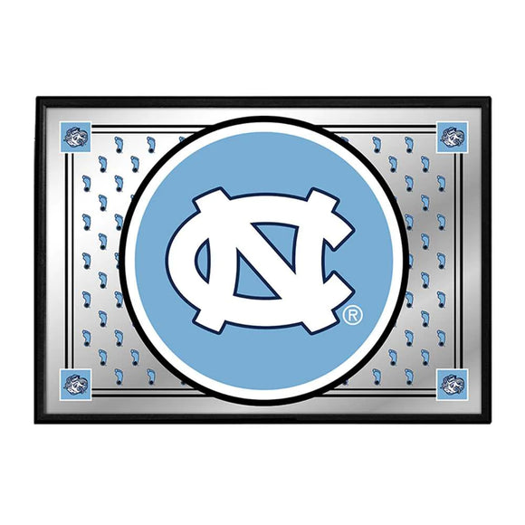 University of North Carolina Tar Heels Team Spirit Framed Mirrored Decorative Sign