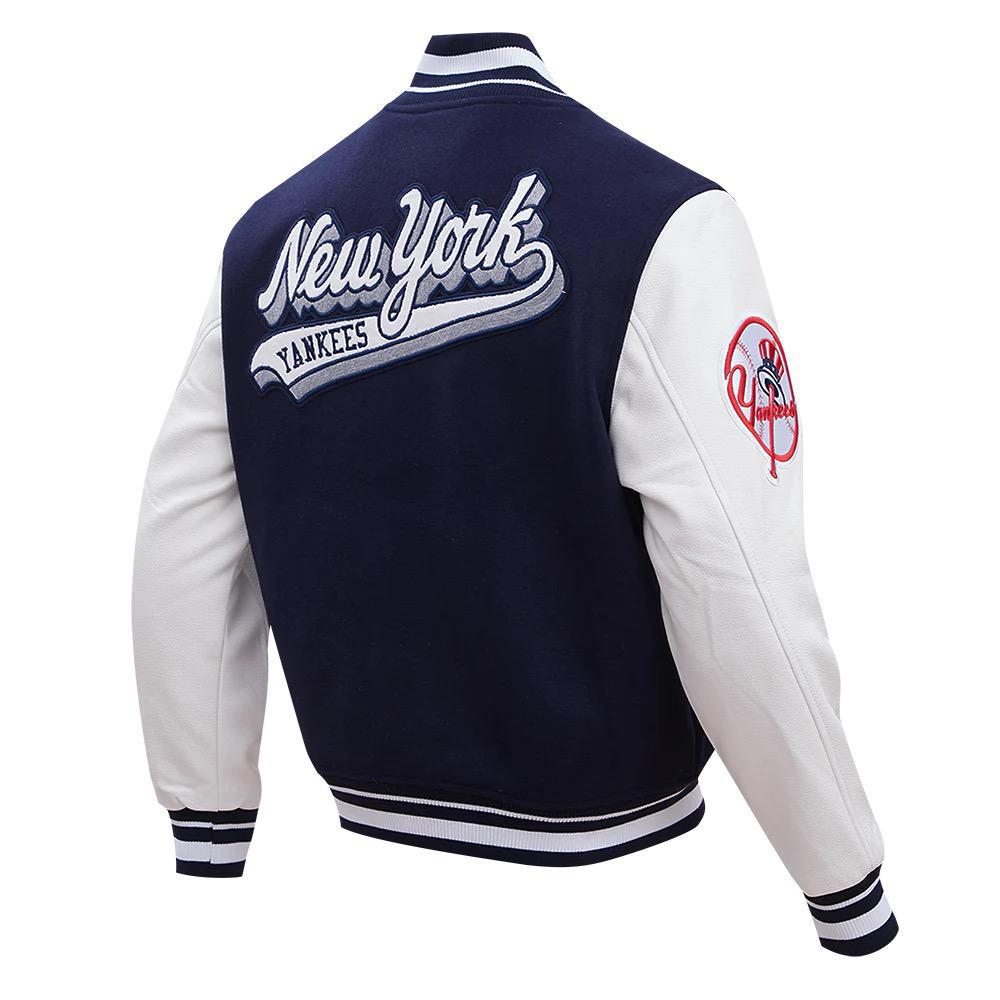 Men's New York Yankees Pro Standard Navy Script Tail Full-Zip