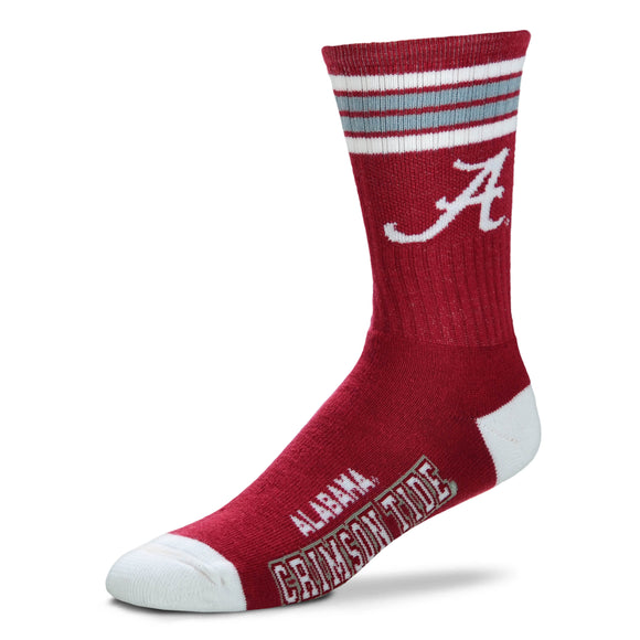 Alabama Crimson Tide FBF 4 Stripe Deuce Socks