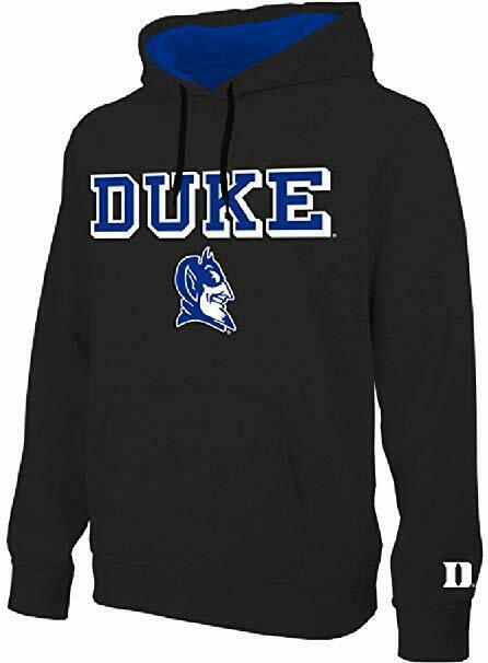 DUKE BLUE DEVILS NCAA E5 BLACK MEN'S HOODIE