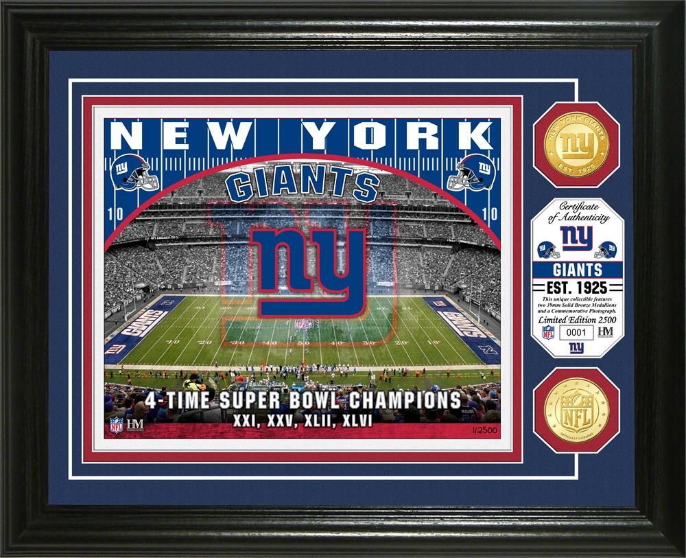 New York Giants 'Stadium' Bronze Coin Photo Mint – SPORTSMANIA
