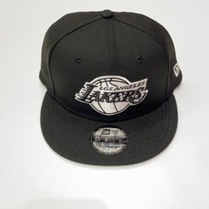 Lakers Black and White Logo SnapBack 9Fifty