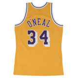 Mitchell and Ness Swingman Jersey Los Angeles Lakers Home 1996-97 Shaquille O'Neal