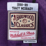 Mitchell and Ness Swingman Jersey Toronto Raptors Road 1998-99 Tracy Mcgrady