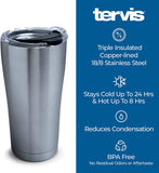 Tervis NCAA Duke Blue Devils Tradition Stainless Steel Tumbler With Lid, 20 oz, Silver