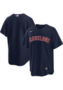 Men's Cleveland Guardians Nike Navy Alternate Replica Jersey