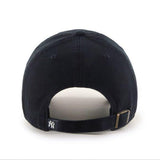 '47 Brand New York Yankees Clean Up Hat All Black Logo