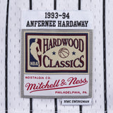 Anfernee Hardaway Orlando Magic 1993-94 Men's White Pinstripe Swingman Jersey