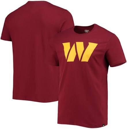 Washington Commanders Imprint Logo Tshirt by 47 brand