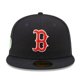 Boston Red Sox New Era 2004 World Series Champions Citrus Pop UV 59FIFTY Fitted Hat - Navy