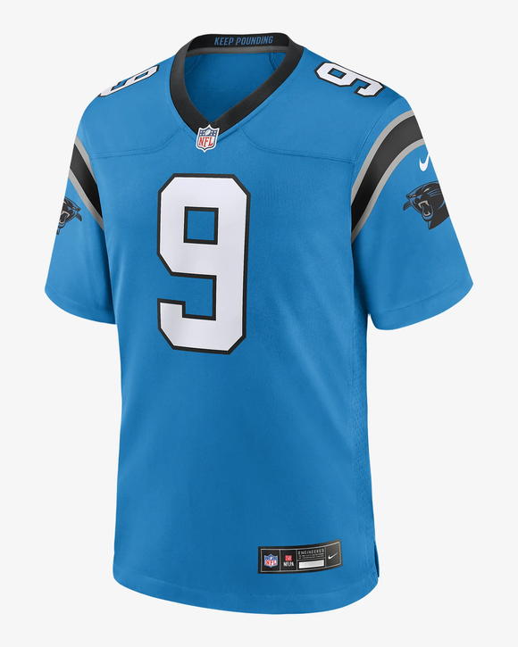 Carolina Panthers Bryce Young Nike Blue 2023 NFL Draft First Round Pick Alternate Game Jersey