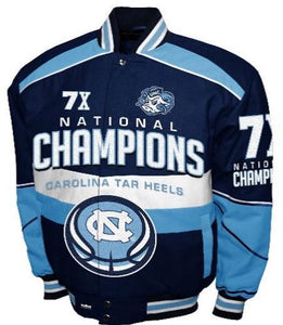 University of North Carolina Franchise Club Commemorative Champions Twill Full-Snap Jacket