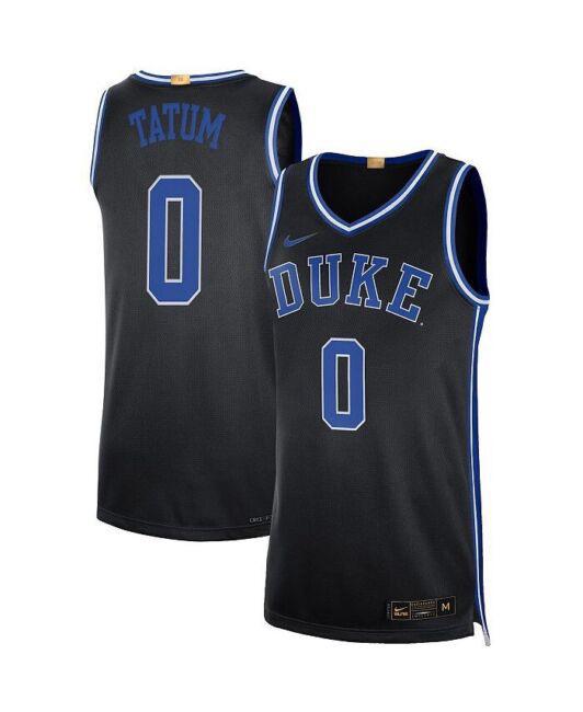 Nike Men's Jayson Tatum Black Duke Blue Devils Limited Basketball Jersey