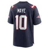 Drake Maye New England Patriots Nike Player Game Jersey - Navy