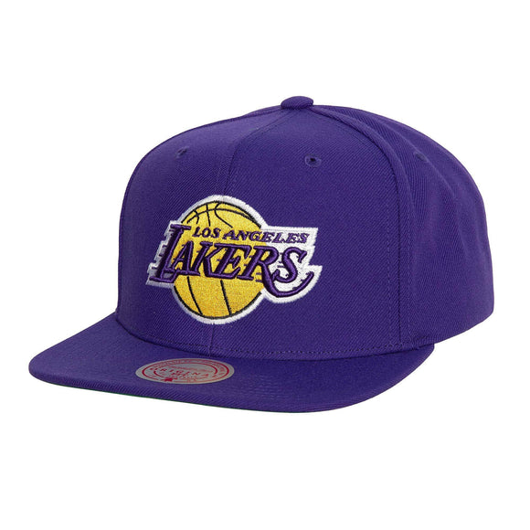 Mitchell & Ness NBA Los Angeles Lakers Western Conference Patch Snapback Purple