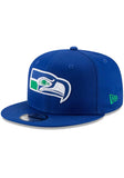 New Era Seattle Seahawks Throwback Logo Snapback-Blue