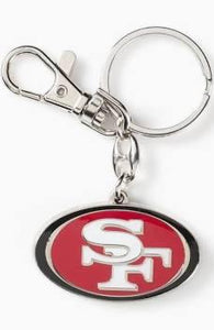 49ERS TEAM LOGO HEAVYWEIGHT KEYCHAIN