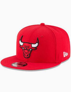 Chicago Bulls New Era Basic 9Fifty Snapback Hat Red