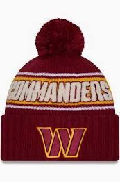 Men's Washington Commanders Sideline Cuffed Knit Hat with Pom