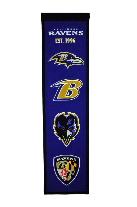 Baltimore Ravens Heritage Banner