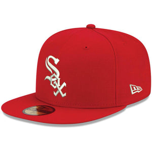 Men's Chicago White Sox New Era White/Red Authentic Collection On-Field 59FIFTY Fitted Hat