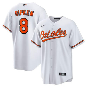 Men's Baltimore Orioles Cal Ripken Nike White Home Replica Player Jersey