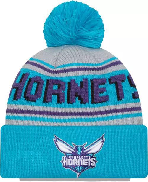 Charlotte Hornets Pom Wordmark Beanie