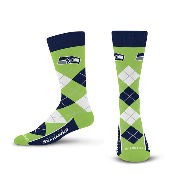 ARGYLE LINEUP-Seattle Seahawks Socks