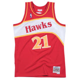 Atlanta Hawks Dominique Wilkins Mitchell & Ness Red 1986-87 Hardwood Classics Swingman Jersey