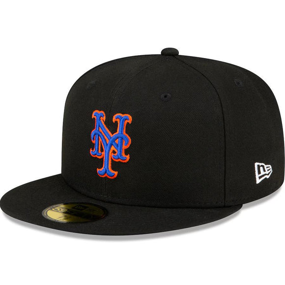 Men's New York Mets New Era Black Authentic Collection Alternate On-Field 59FIFTY Fitted Hat