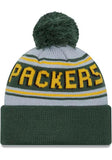 Green Bay Packers Pom Wordmark Beanie