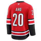 Sebastian Aho Carolina Hurricanes Fanatics Alternate Premium Jersey - Red