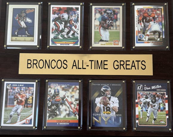 Denver Broncos 12'' x 15'' All-Time Greats Plaque