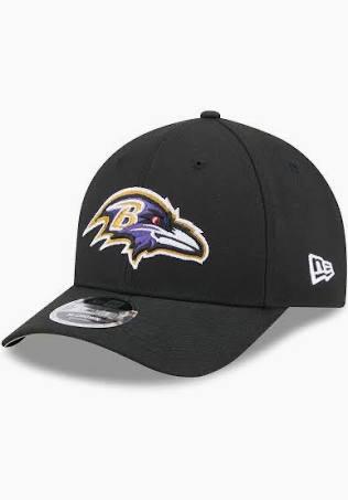 NEW ERA BALTIMORE RAVENS 9FORTY M-CROWN ADJUSTABLE HAT - Black