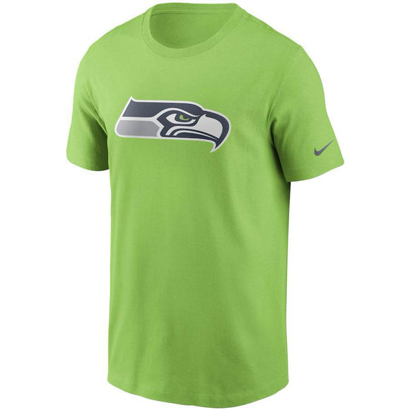 Men's Seattle Seahawks Nike Neon Green Primary Logo T-Shirt