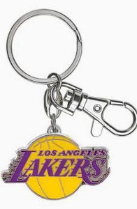 LAKERS TEAM LOGO HEAVYWEIGHT KEYCHAIN