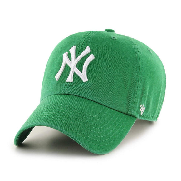MLB New York Yankees '47 Brand Clean Up Adjustable Cap--Kelly Green