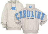 Pressbox Women's North Carolina Tar Heels Grey Belvedere Oversized Hoodie