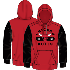 Chicago Bulls Color Block Hoodie