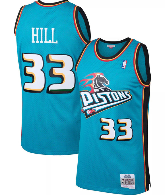 Grant Hill Detroit Pistons Mitchell and Ness Swingman Jersey Alt