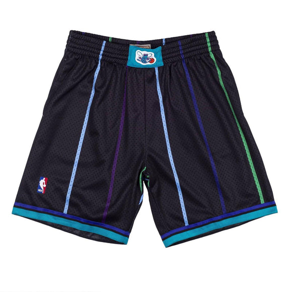 Charlotte Hornets Black Swingman Shorts 1992