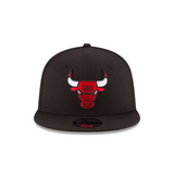 Men's Chicago Bulls New Era Black Official Team Color 9FIFTY Snapback Hat