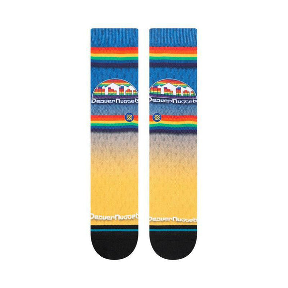 Denver Nuggets Fader Crew Socks