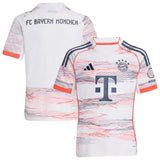 Bayern Munich adidas Youth 2025/26 Away Replica Soccer Jersey - White