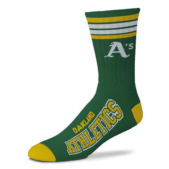 4 STRIPE DEUCE - OAKLAND A'S SOCKS