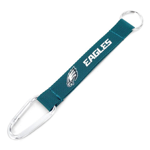 PHILADELPHIA EAGLES (GREEN) CARABINER KEYCHAIN