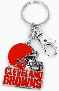 CLEVELAND BROWNS TEAM LOGO HEAVYWEIGHT KEYCHAIN